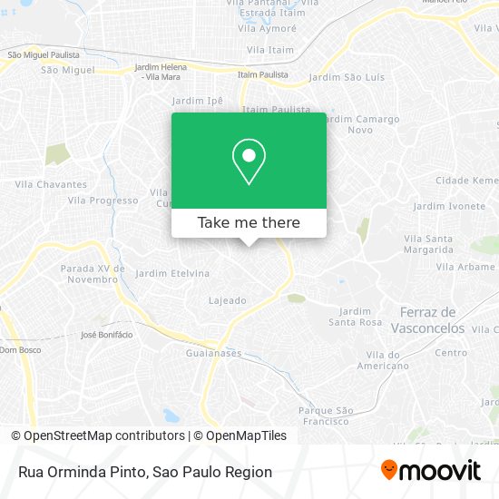 Rua Orminda Pinto map