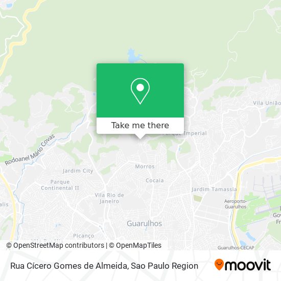Rua Cícero Gomes de Almeida map