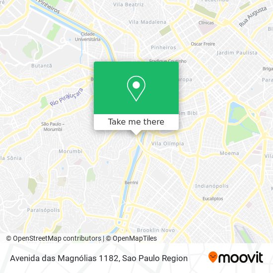 Avenida das Magnólias 1182 map