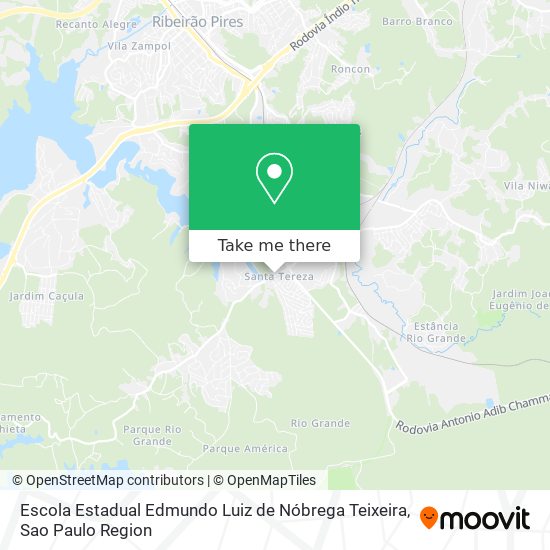 Escola Estadual Edmundo Luiz de Nóbrega Teixeira map