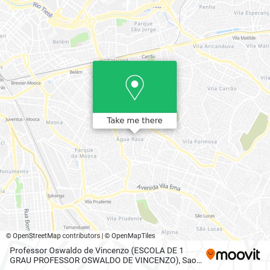 Professor Oswaldo de Vincenzo (ESCOLA DE 1 GRAU PROFESSOR OSWALDO DE VINCENZO) map