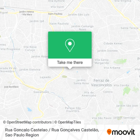 Rua Goncalo Castelao / Rua Gonçalves Castelão map
