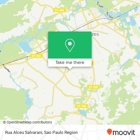 Rua Alceu Salvarani map