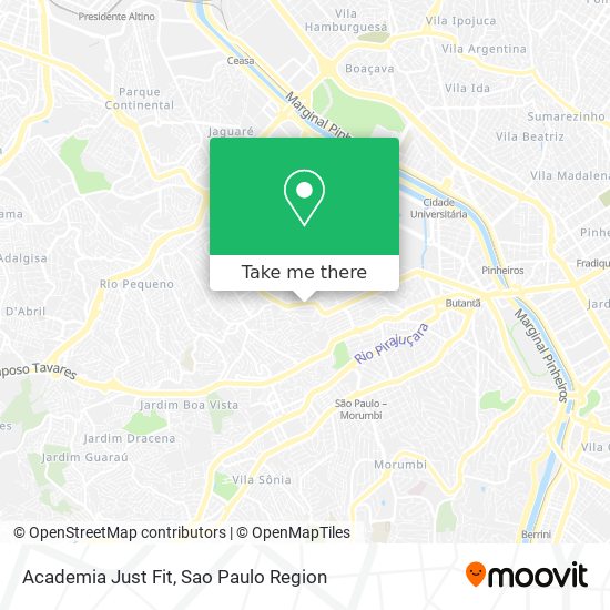 Academia Just Fit map