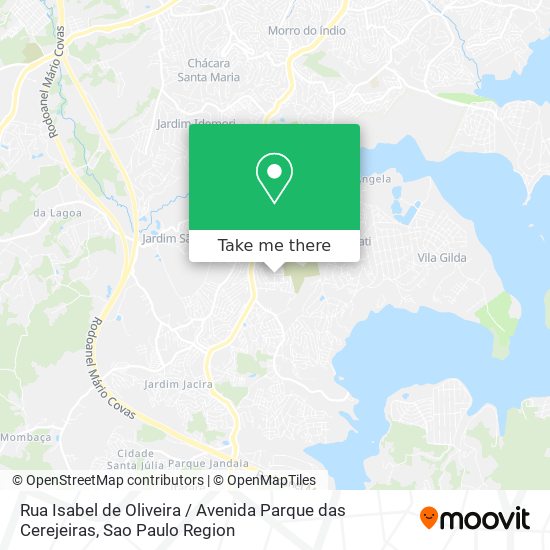 Rua Isabel de Oliveira / Avenida Parque das Cerejeiras map