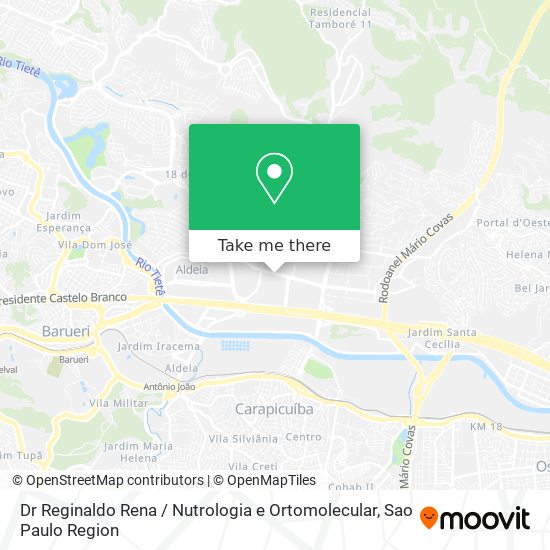 Dr Reginaldo Rena / Nutrologia e Ortomolecular map