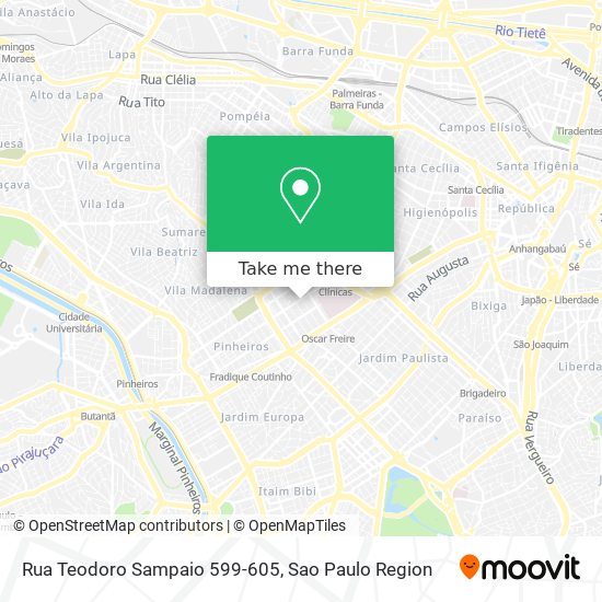 Rua Teodoro Sampaio 599-605 map