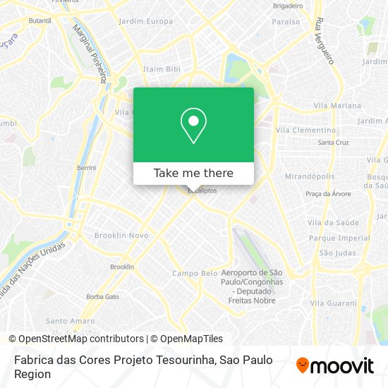 Fabrica das Cores Projeto Tesourinha map
