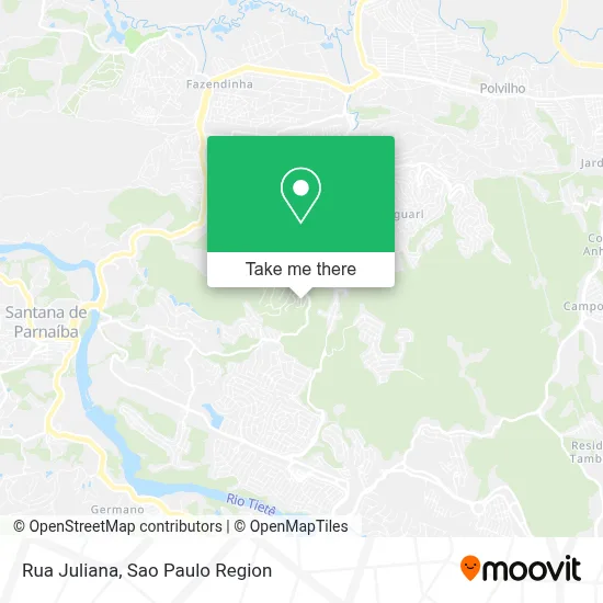 Rua Juliana map