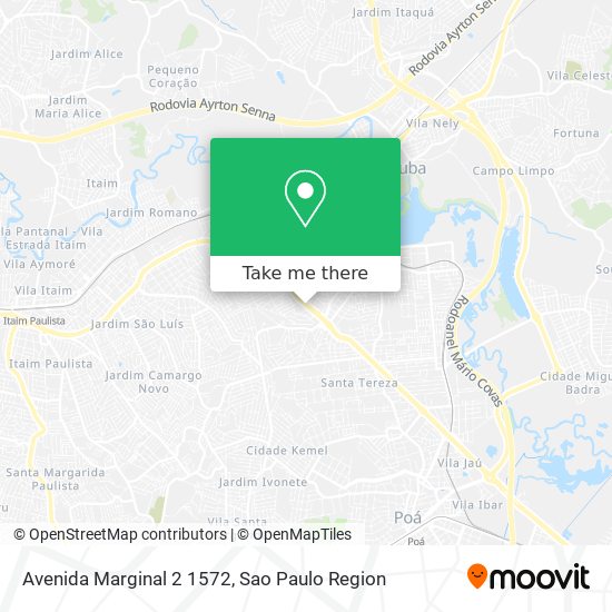 Avenida Marginal 2 1572 map