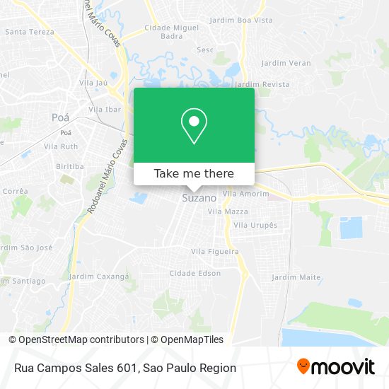 Rua Campos Sales 601 map