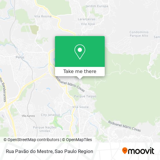 Rua Pavão do Mestre map