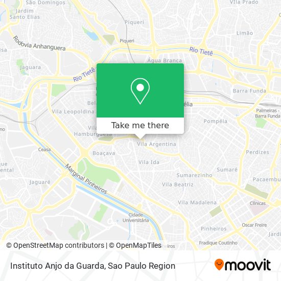 Instituto Anjo da Guarda map