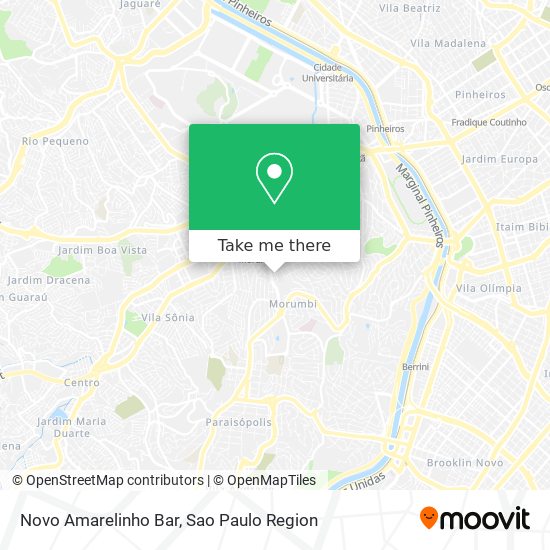 Novo Amarelinho Bar map