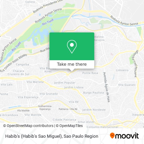 Habib's (Habib's Sao Miguel) map