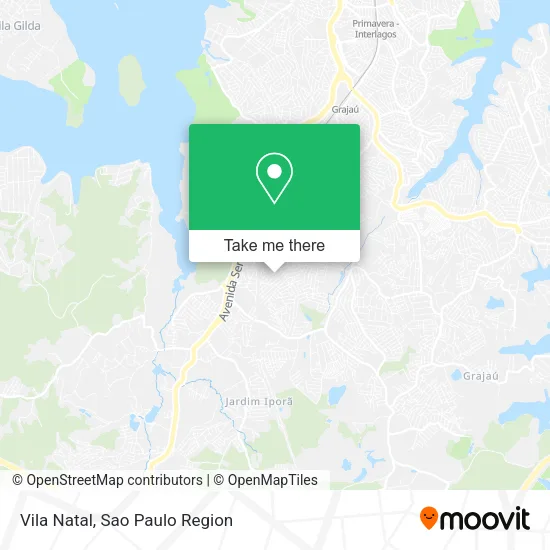 Vila Natal map