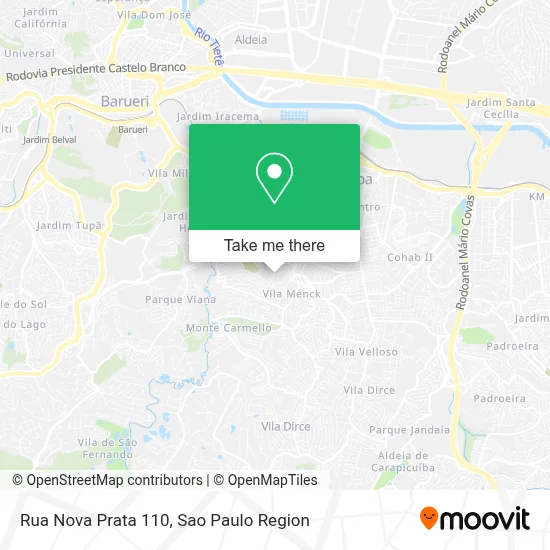 Rua Nova Prata 110 map