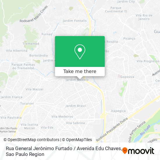 Mapa Rua General Jerônimo Furtado / Avenida Edu Chaves