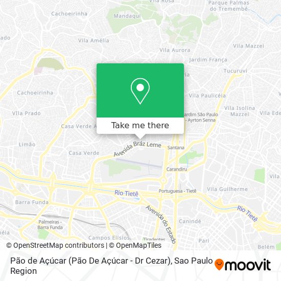 Pão de Açúcar (Pão De Açúcar - Dr Cezar) map
