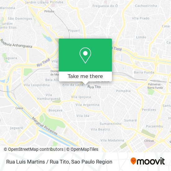 Rua Luís Martins / Rua Tito map