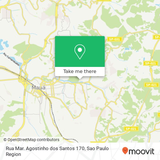 Rua Mar. Agostinho dos Santos 170 map