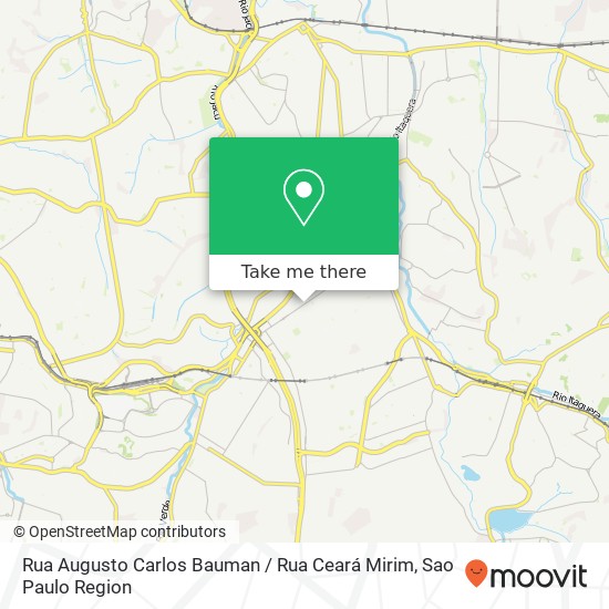 Mapa Rua Augusto Carlos Bauman / Rua Ceará Mirim