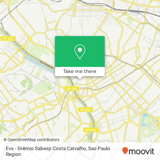 Evs - Grêmio Sabesp Costa Carvalho map