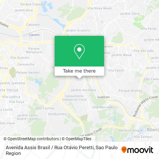Avenida Assis Brasil / Rua Otávio Peretti map