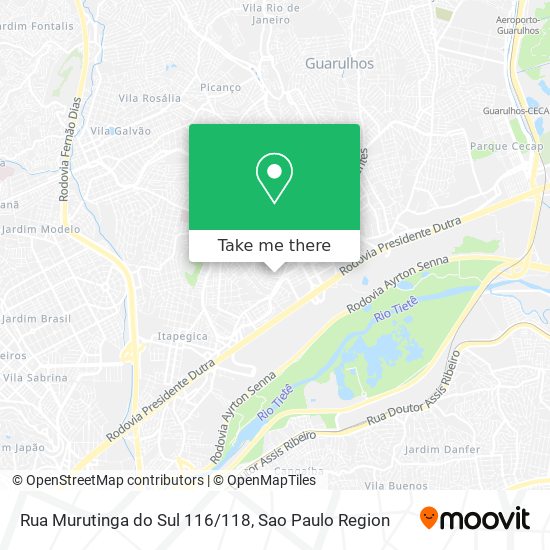 Rua Murutinga do Sul 116/118 map