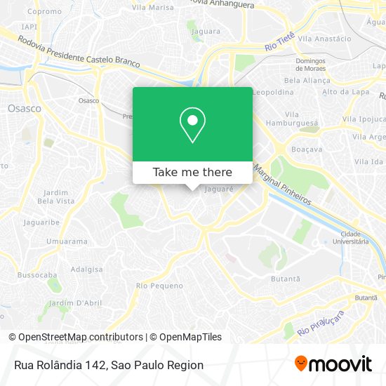 Mapa Rua Rolândia 142