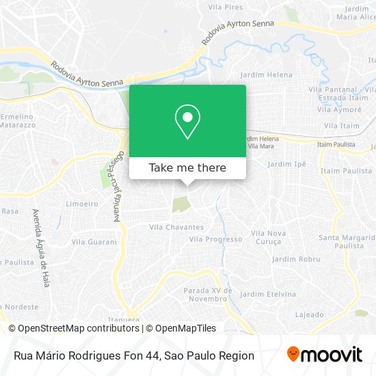 Rua Mário Rodrigues Fon 44 map