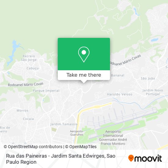 Rua das Paineiras - Jardim Santa Edwirges map