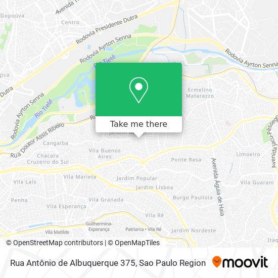 Mapa Rua Antônio de Albuquerque 375