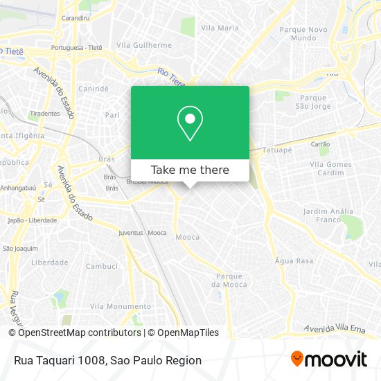 Mapa Rua Taquari 1008