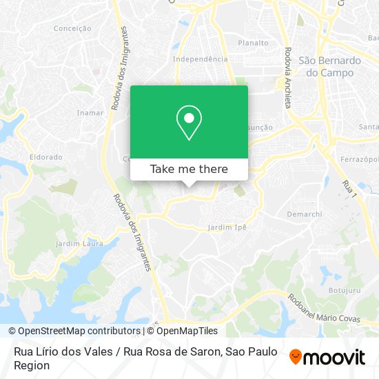 Rua Lírio dos Vales / Rua Rosa de Saron map
