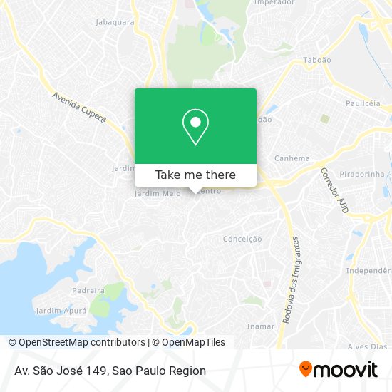 Av. São José 149 map