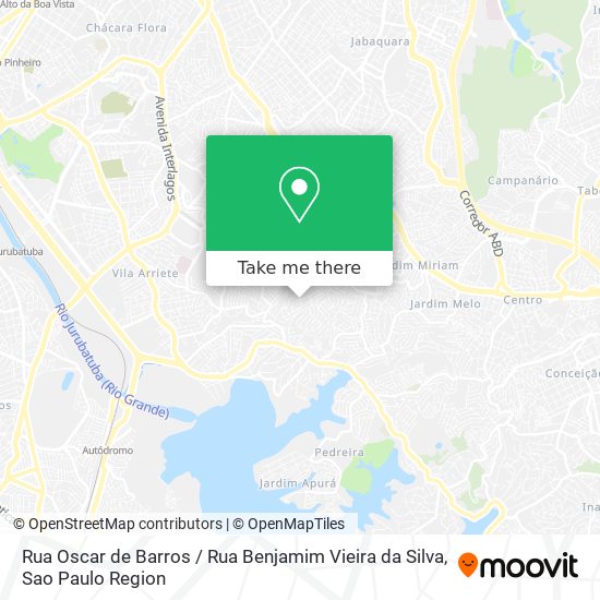Rua Oscar de Barros / Rua Benjamim Vieira da Silva map