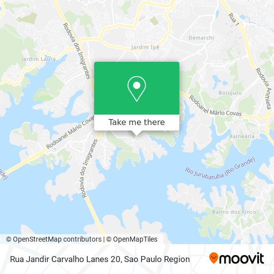 Mapa Rua Jandir Carvalho Lanes 20