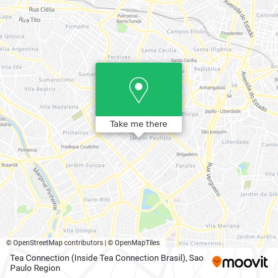 Mapa Tea Connection (Inside Tea Connection Brasil)