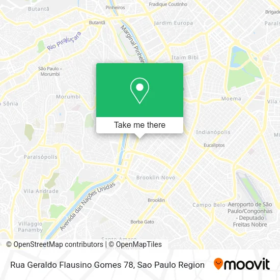Rua Geraldo Flausino Gomes 78 map