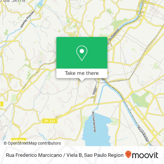 Mapa Rua Frederico Marcicano / Viela B