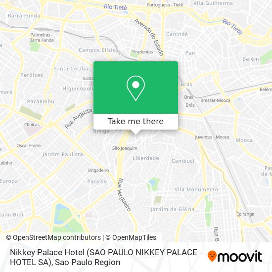 Nikkey Palace Hotel (SAO PAULO NIKKEY PALACE HOTEL SA) map