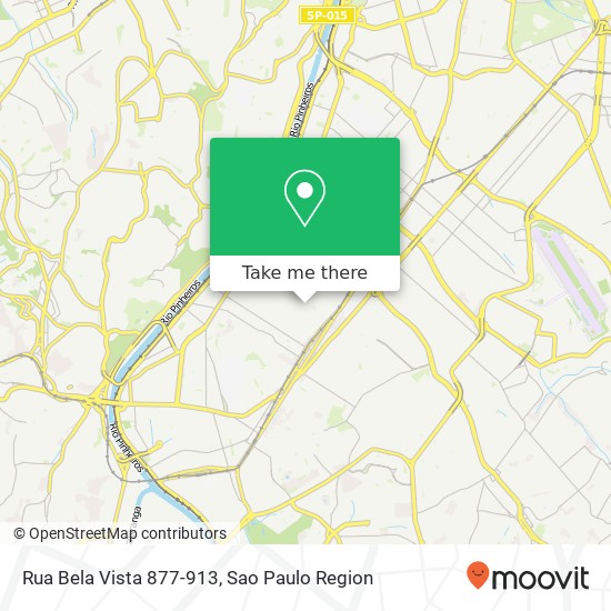 Rua Bela Vista 877-913 map