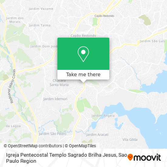 Igreja Pentecostal Templo Sagrado Brilha Jesus map
