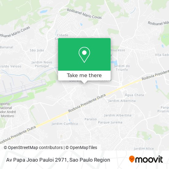 Av Papa Joao Pauloi 2971 map