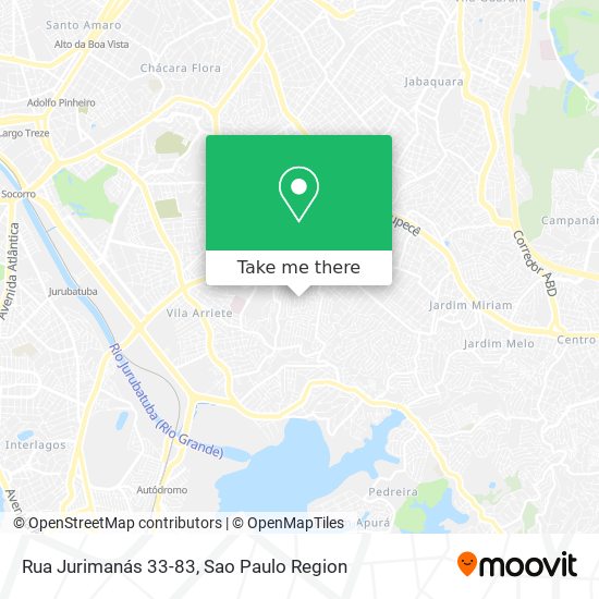 Rua Jurimanás 33-83 map
