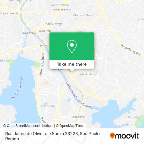 Mapa Rua Jaime de Oliveira e Souza 23223