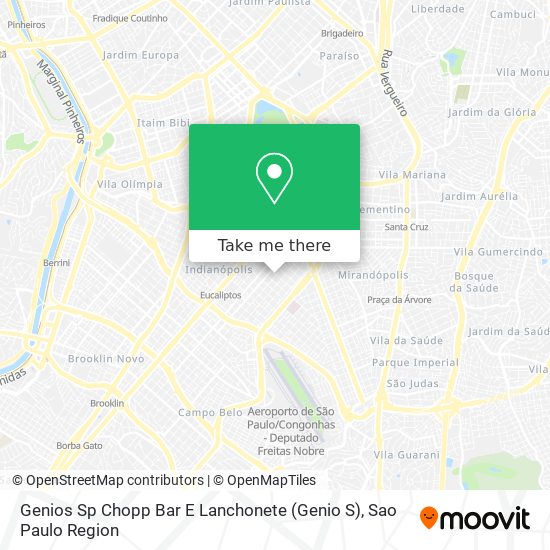 Genios Sp Chopp Bar E Lanchonete (Genio S) map