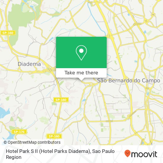 Hotel Park S II (Hotel Parks Diadema) map