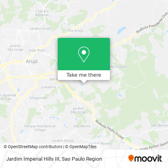 Mapa Jardim Imperial Hills III